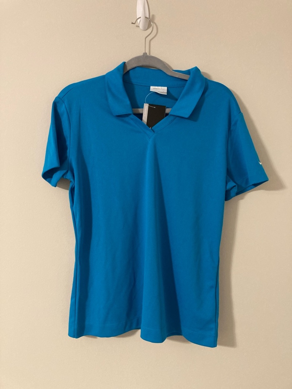 Nike Women's Bright Blue Short Sleeve Polo